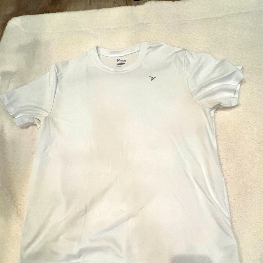 Old Navy White Men's Short Sleeve Tee